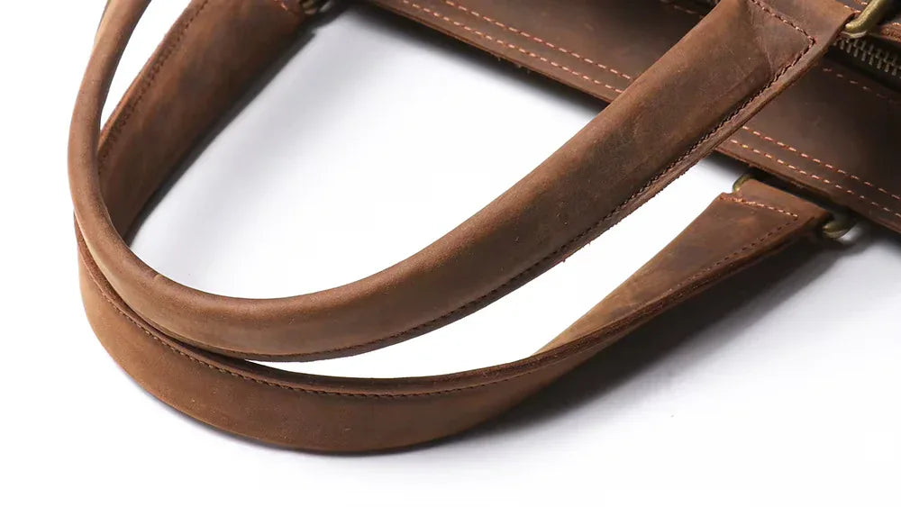 The Viggo Briefcase | Genuine Leather Messenger Bag-3
