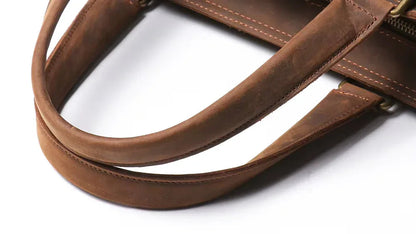 The Viggo Briefcase | Genuine Leather Messenger Bag-3