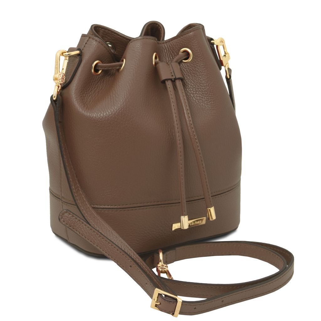 TL Bag - حقيبة دلو جلدية