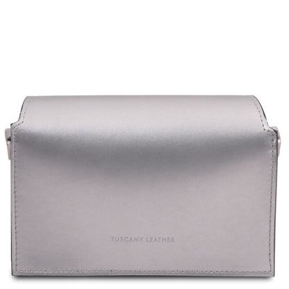 TL Bag - Metallic leather shoulder bag