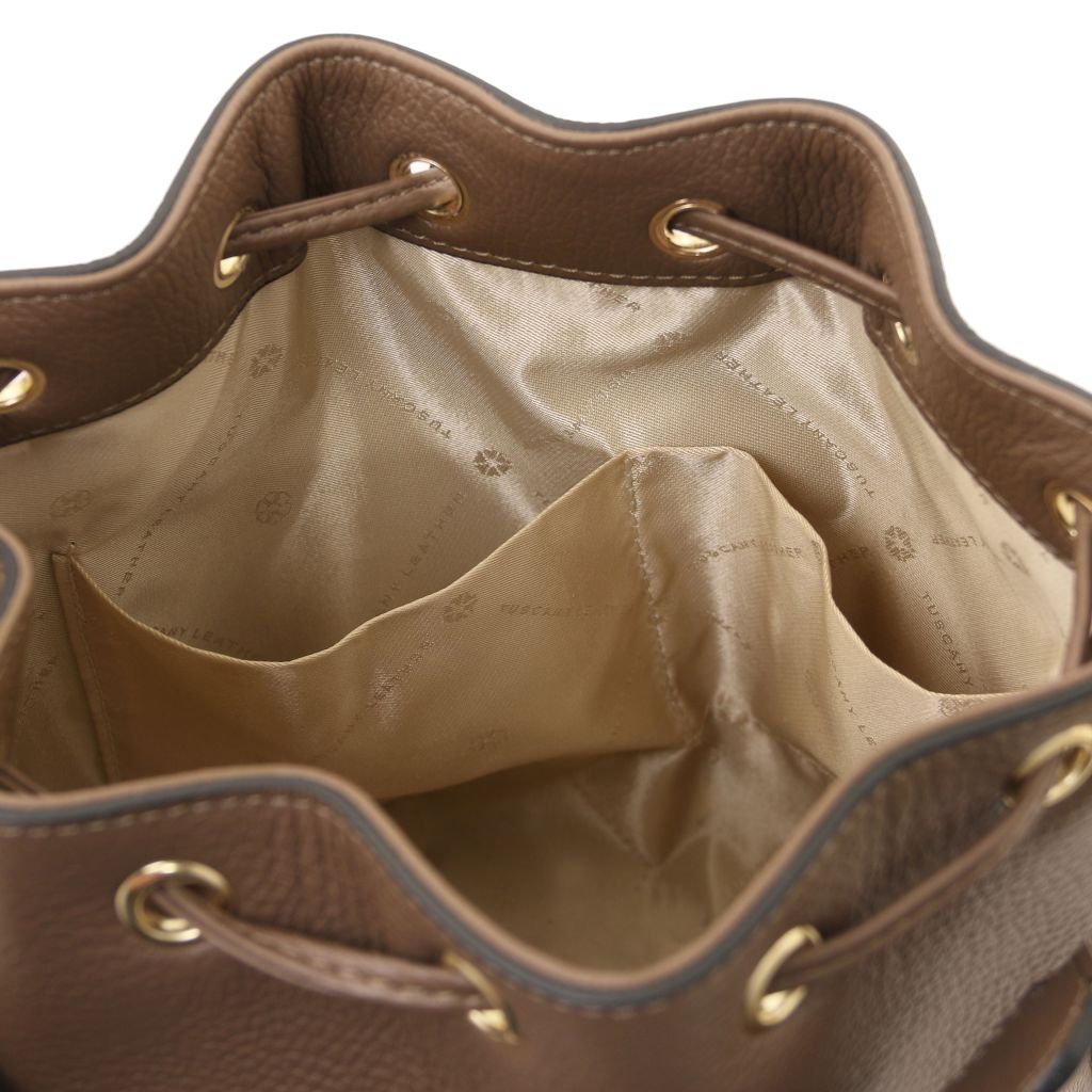 TL Bag - حقيبة دلو جلدية