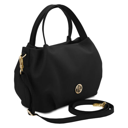 نورا - حقيبة يد جلدية ناعمة