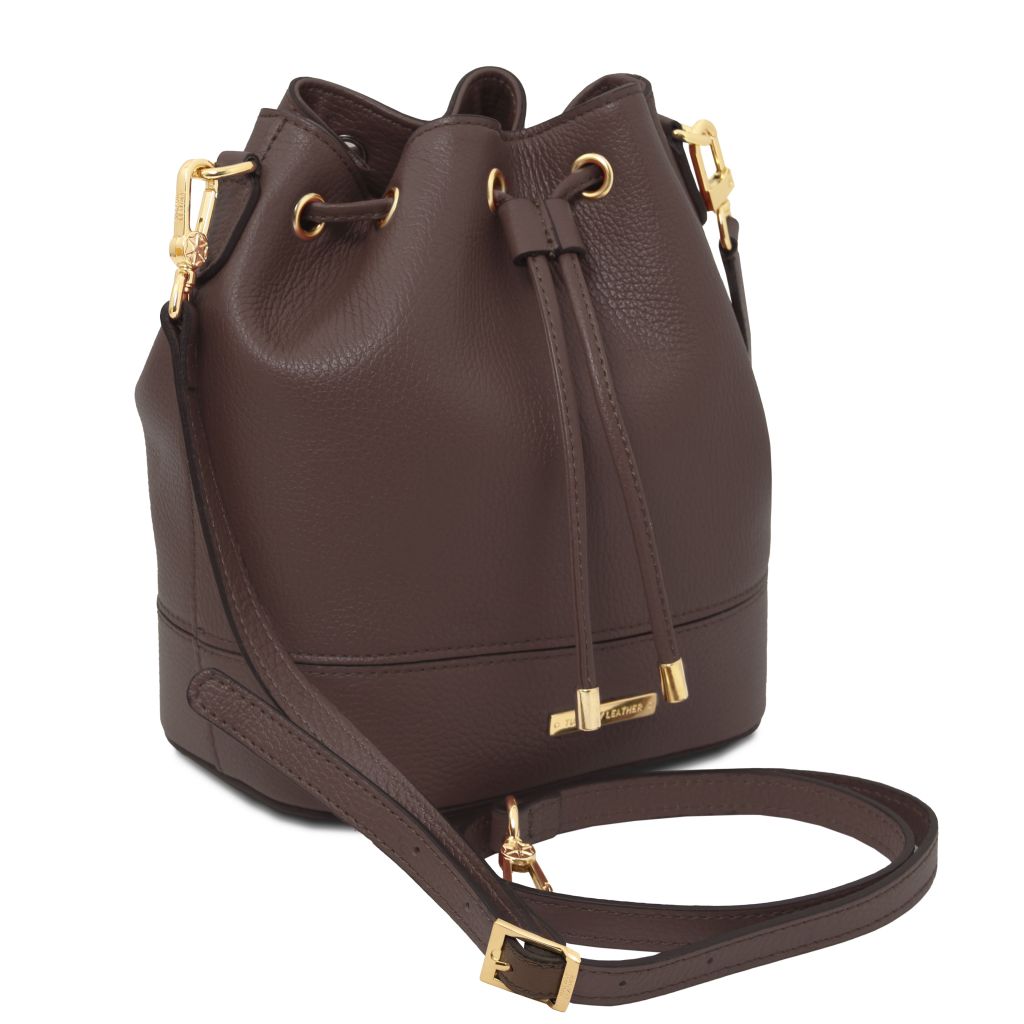 TL Bag - حقيبة دلو جلدية