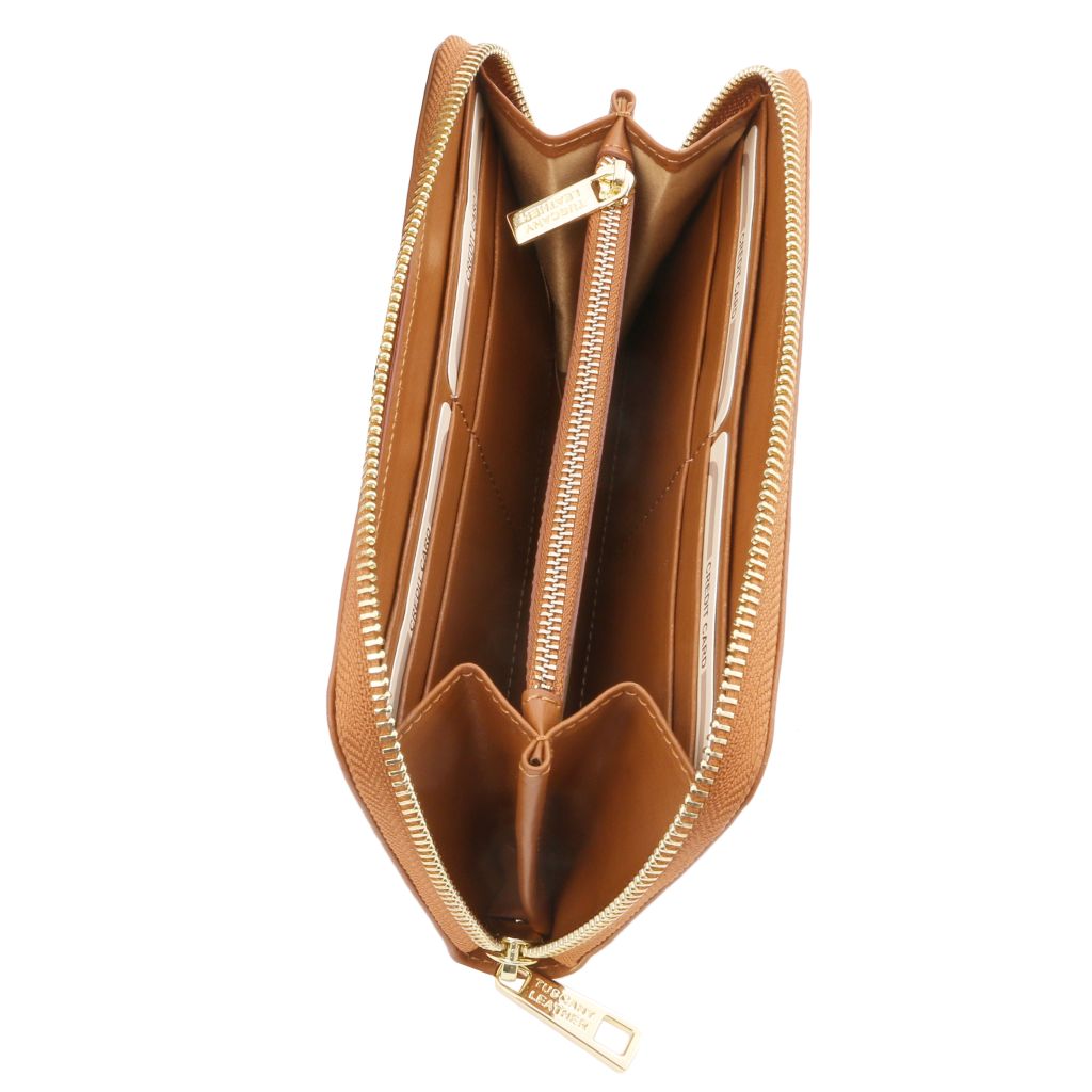 Venere - محفظة جلدية حصرية بسحاب حولها