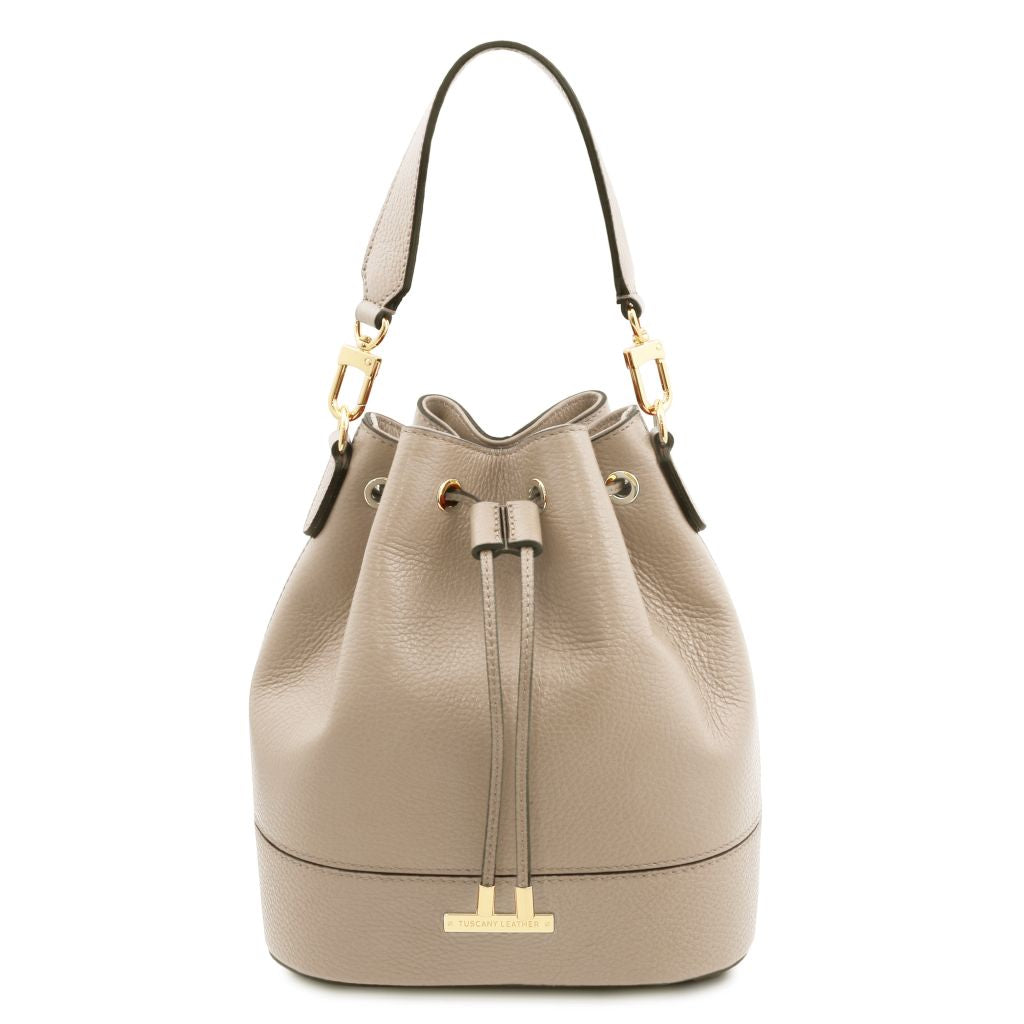 TL Bag - حقيبة دلو جلدية